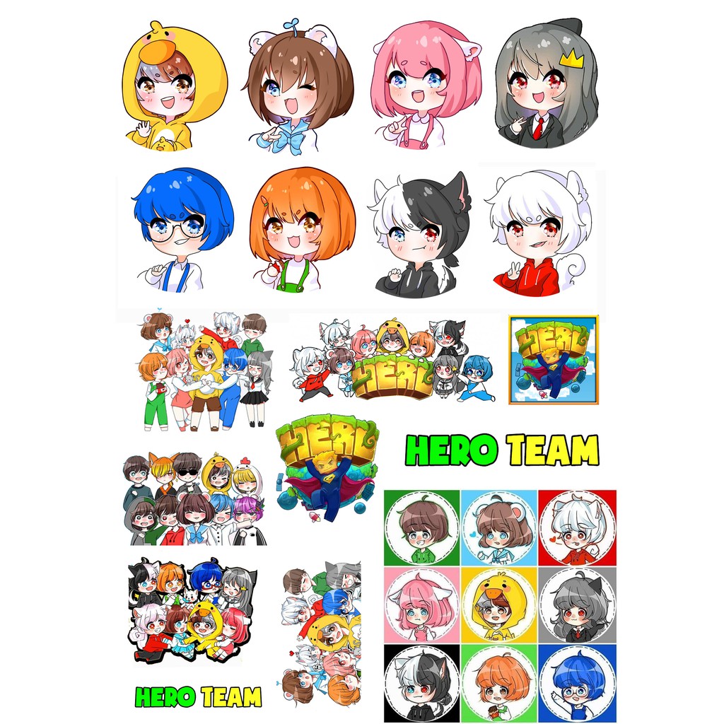 Combo Hero team gồm 1 mũ , 1bộ huy hiệu 9 cái,1 sổ ,1 bộ sticker 26 sticker,1 bộ móc gồm 8 móc,2 thước, 1 cốc,1 dây móc