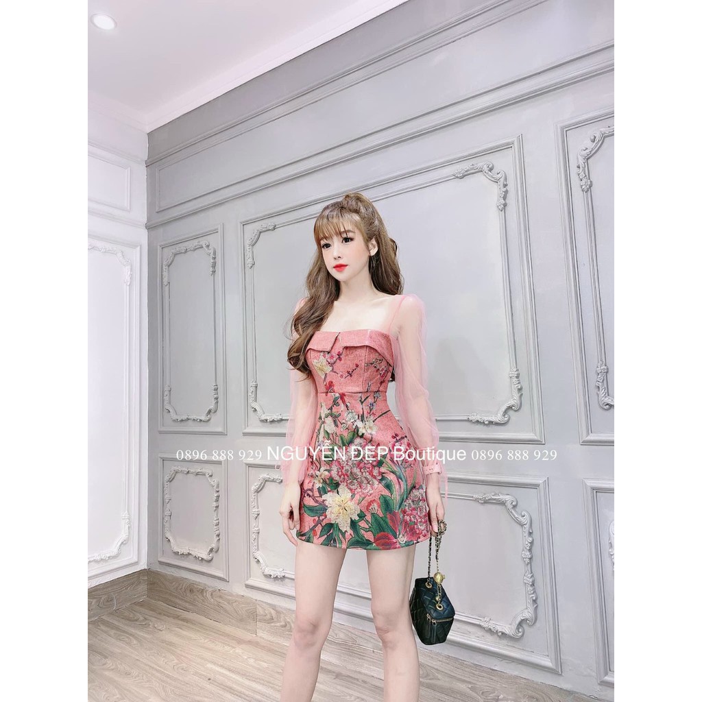 Đầm Body Voan Kiếng Tay Loe thời trang SUSU_FASHION193 | BigBuy360 - bigbuy360.vn