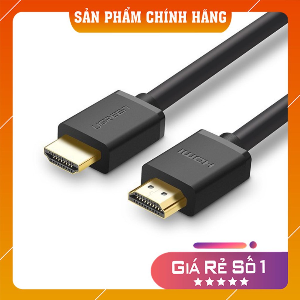 Cáp HDMI dài 1m hỗ trợ Ethernet 3D 4K*2K Ugreen 10106 - UG10106