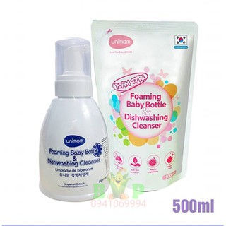 Nước rửa bình sữa Unimom Hàn Quốc chính hãng