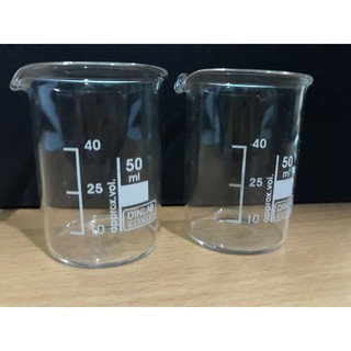 Cốc đong thủy tinh thí nghiệm thể tích 5ml - 10ml - 25ml - 50ml