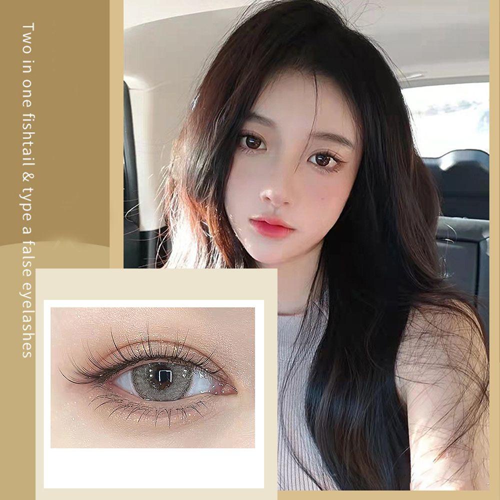 [Hàng mới về] Hộp lông mi giả dạng cụm dày hình chữ M làm bằng tay dùng nối mi tự nhiên lâu trôi