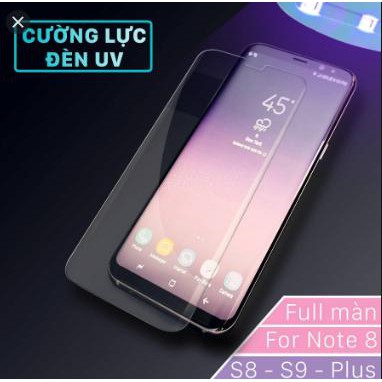 Kính cường lực UV dành chosamsung  Note FE  s7 edge s8 s8+ note 8 s9 s9+ Note 9 S10 S10+ Note10 Note10+ plus