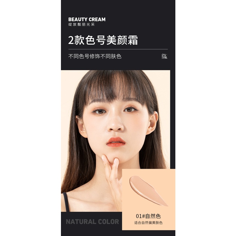 Kem BB Che Khuyết Điểm Thoáng Khí Kèm Mút Trang Điểm Hình Nấm