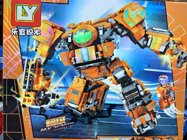 Đồ Chơi Lắp Ráp Xếp Hình Robot Heroes Ironman 76019-610 mảnh