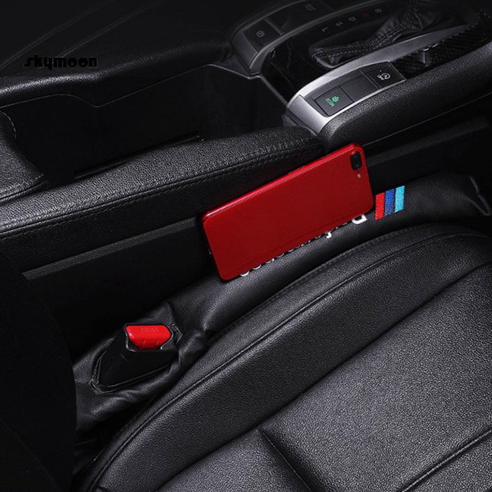 【SKY】 Embroidered Car Seat Slit Gap Leak-proof Filling Strip for BMW 1/2/3/5 Series