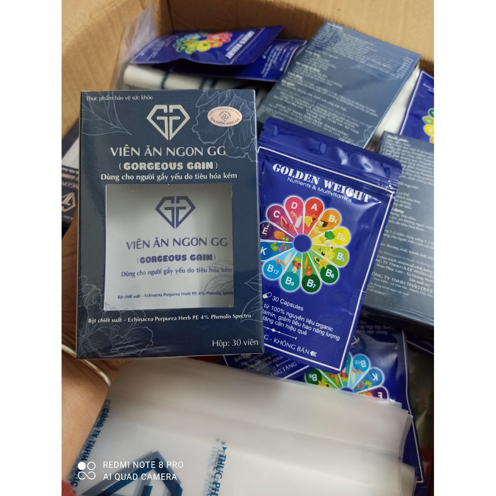(TRỢ GIÁ SỐC) VIÊN ĂN NGON GG 30V CHUẨN, MẪU MỚI, DATE MỚI, KÈM TẶNG | Thế Giới Skin Care
