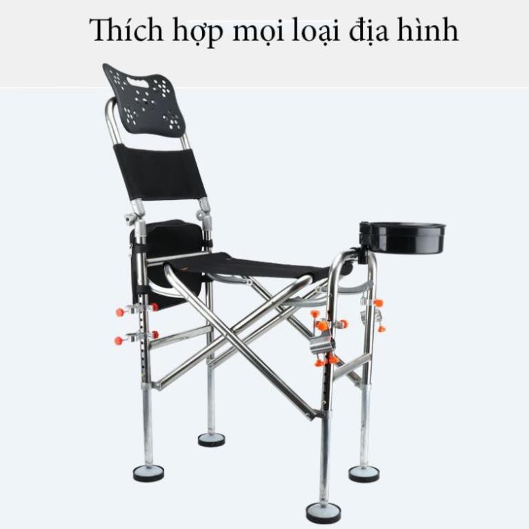 [SALE]  Ghế Câu Đài Cá Chép - ghế câu cá địa hình full phụ kiện , ghế câu đa năng - Top1VN