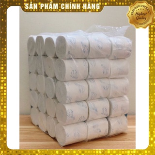 ❤️❤️Giấy vệ sinh hàng không - không lõi, ba lớp, siêu dai và mịn - bịch 20 cuộn