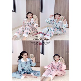 [MẪU MỚI] [CLIP] BỘ MẶC NHÀ PIJAMA LỤA SATIN CAO CẤP [HÀNG ĐẸP]