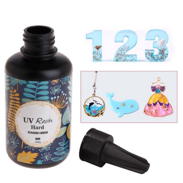 Keo UV Resin 100G Trong Suốt  Làm Đồ Handmade, Trang Sức DIY - Trường Thịnh