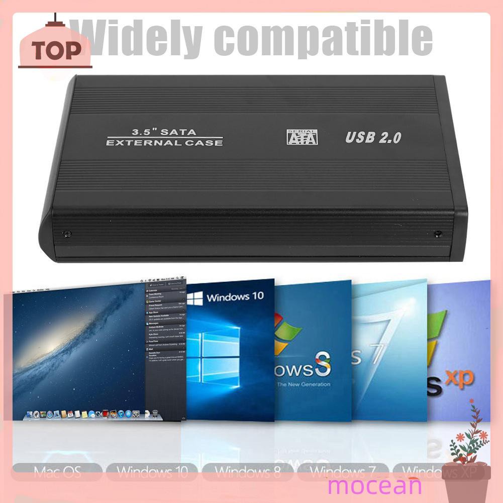 Hộp Đựng Ổ Cứng Ngoài 3.5 Inch Sata Sang Usb2.0 | BigBuy360 - bigbuy360.vn