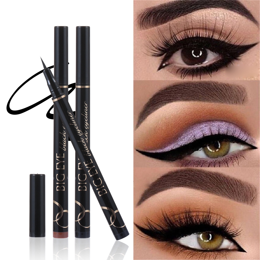 [Hàng mới về] Bút kẻ mắt dạng lỏng đầu cọ mềm kháng nước lâu trôi