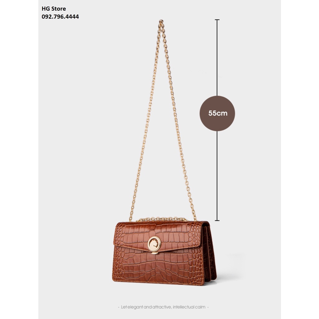 Túi Xách Nữ Hàn Quốc Da Bò Italy Cao Cấp(Da Thật  100%) Zooler FullBox ZL018 Size 26.5cm Làm Quà Tặng, Sinh Nhật, Quà Bi