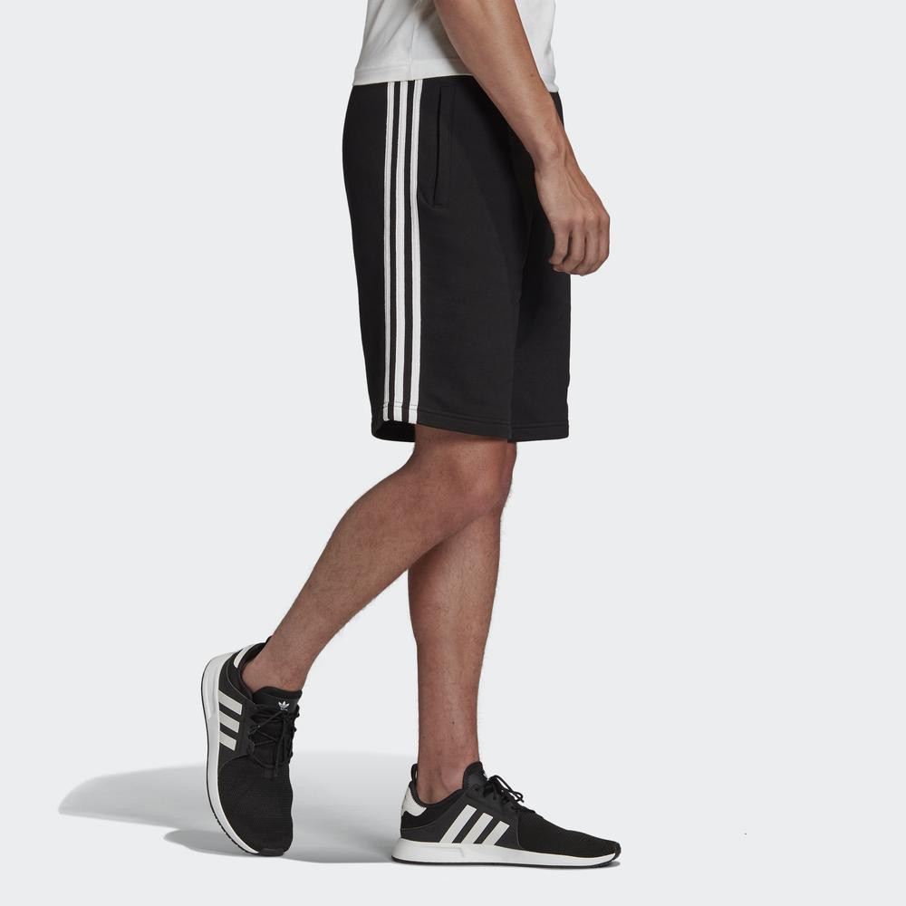 [Mã MABRAAA1 giảm 10% đơn 1Tr] Quần Ngắn adidas ORIGINALS Nam Quần short 3 Sọc Kẻ Màu đen DH5798