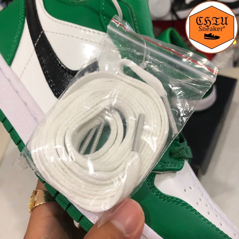 Giày thể thao nam nữ Jordan cổ thấp xanh lá da bóng phiên bản cao cấp giày sneaker nam nữ Jd1 cổ thấp