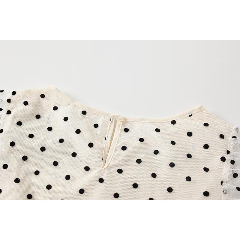Váy voan tầng chấm bi H&M
