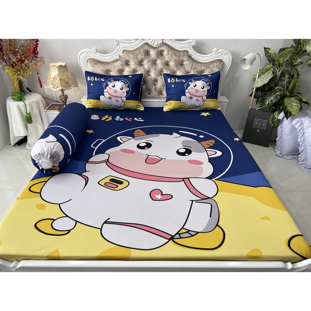 Bộ drap thun lạnh ý 5D cao cấp