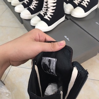 Ảnh thật+video Giày Rick Owens