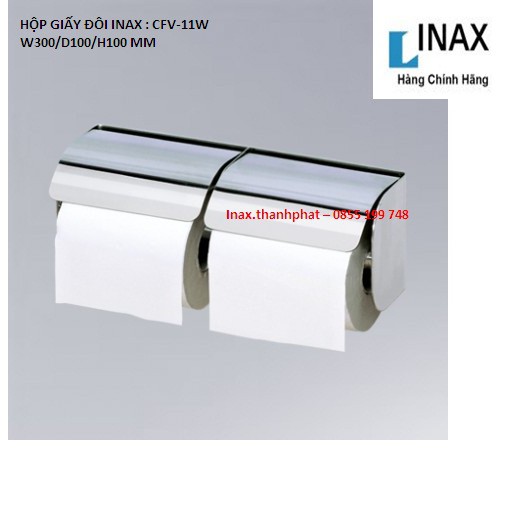 [CHÍNH HÃNG] Hộp Đựng Giấy Vệ Sinh Đôi Inax CFV-11W