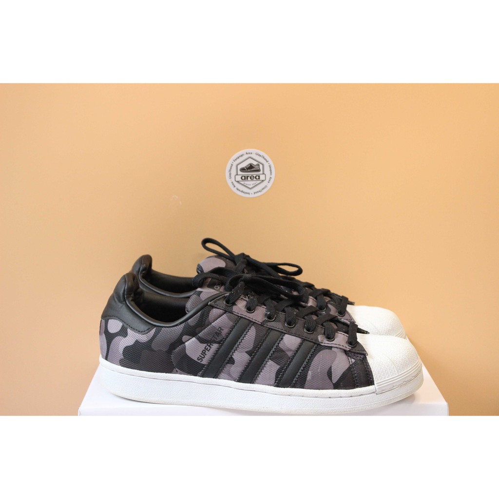 Giày Adidas Original Superstar Camo-Zanzi-Size 42 2/3