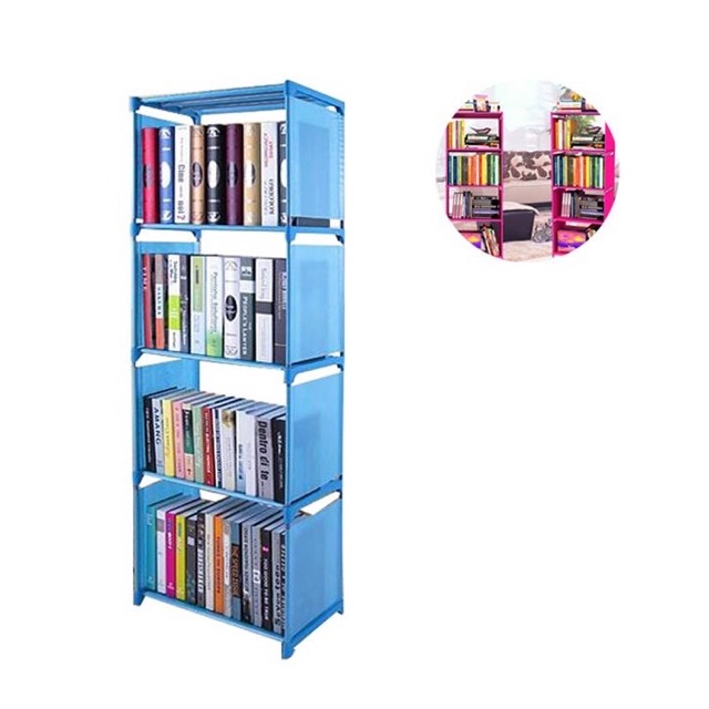 KỆ ĐỂ SÁCH 4 TẦNG ĐẸP CHẮC CHẮN
