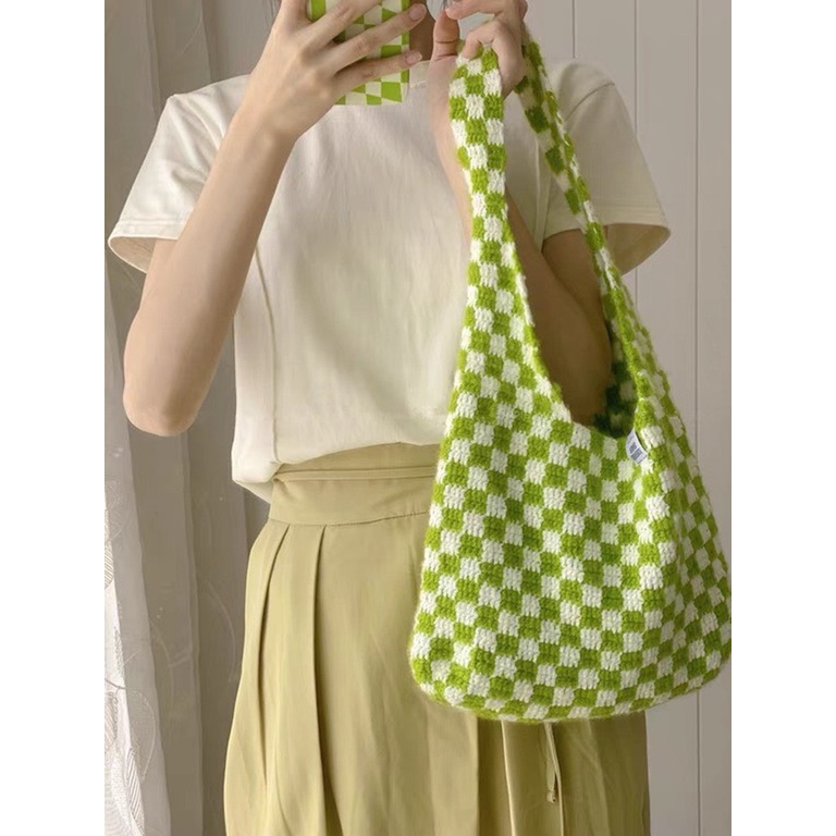 Túi Caro Len Handmade - Checkered Handbag