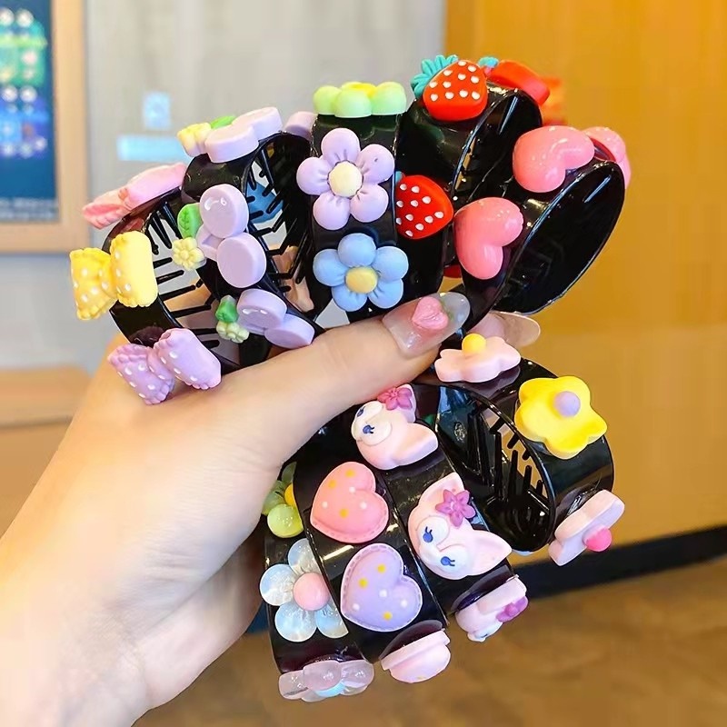 Kẹp Tóc Đuôi Ngựa Cố Định Lưng Cao Thời Trang Mùa Hè Cho Bé Gái Giá Rẻ