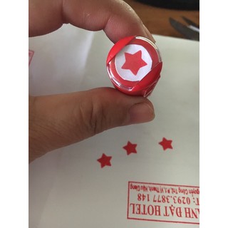 Con dấu tích điểm stamd màu đỏ