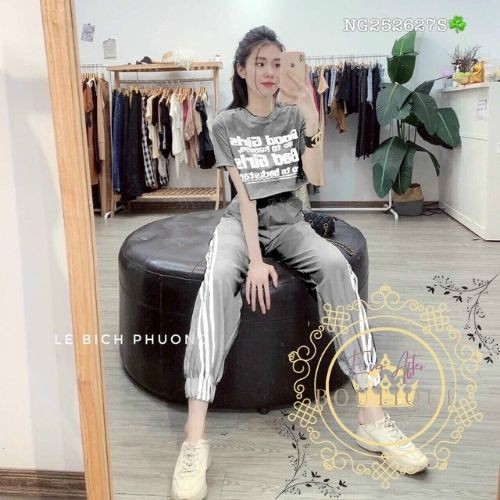 Sét Thể Thao Cá Tính, Bộ Thun Thể Thao Năng Động Cá Tính, F036 | BigBuy360 - bigbuy360.vn