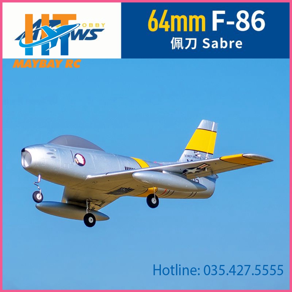 Máy bay điều khiển Arrows F-86 sải cánh 820mm PNP