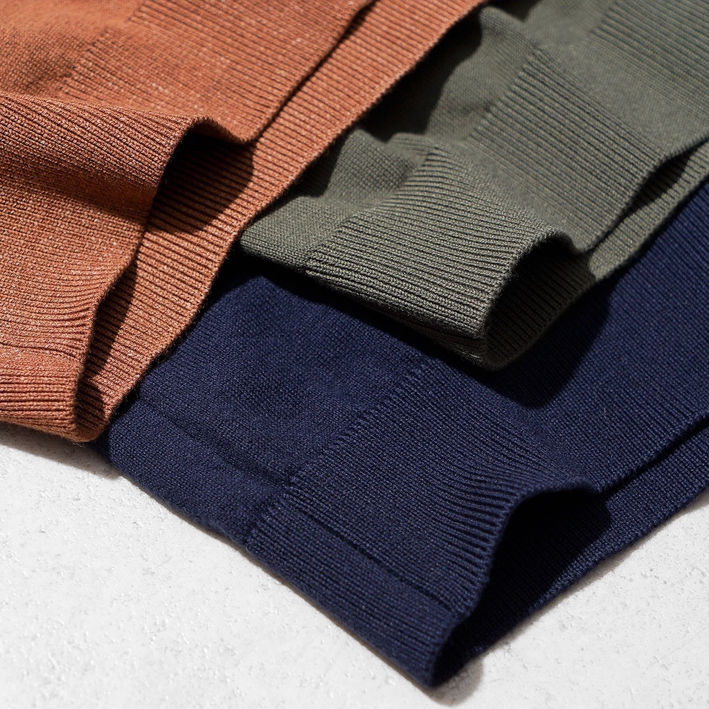 Áo polo nam ngắn tay vải len dệt kim phối viền trắng cổ và tay áo HB form slim fit ôm vừa vặn | KATUS STORE 00602