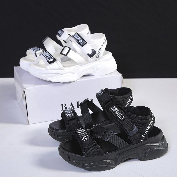 Sandal nữ đế viền chữ Speme độn đế cao 5 cm quai hậu sau phong cách ulzzang trẻ trung đi học đi chơi đi làm đều được