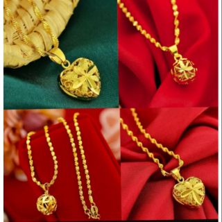 Bộ 3 Dây chuyền mạ vàng non 10k