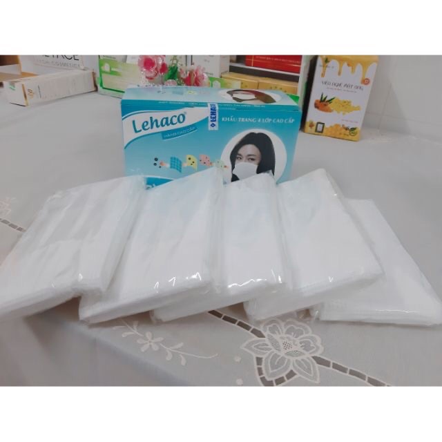 KHẨU TRANG LEHACO LOAI 4 LỚP 1 bich 10 cai | BigBuy360 - bigbuy360.vn
