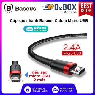 Cáp Sạc Baseus Cafule Micro USB dành cho Smartphone Android dài 1m ( 2.4A/1.5A/2A )