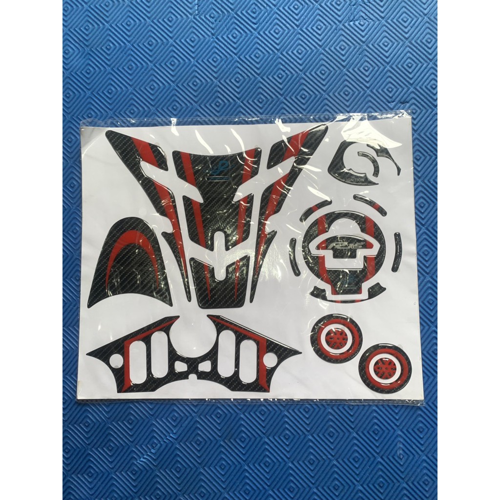 Tem dán thùng xăng xe R 15 màu đỏ