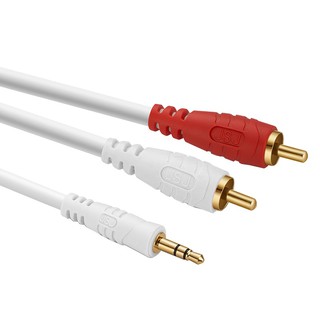 Dây giắc 3.5 ra 2 đầu hoa sen cho loa