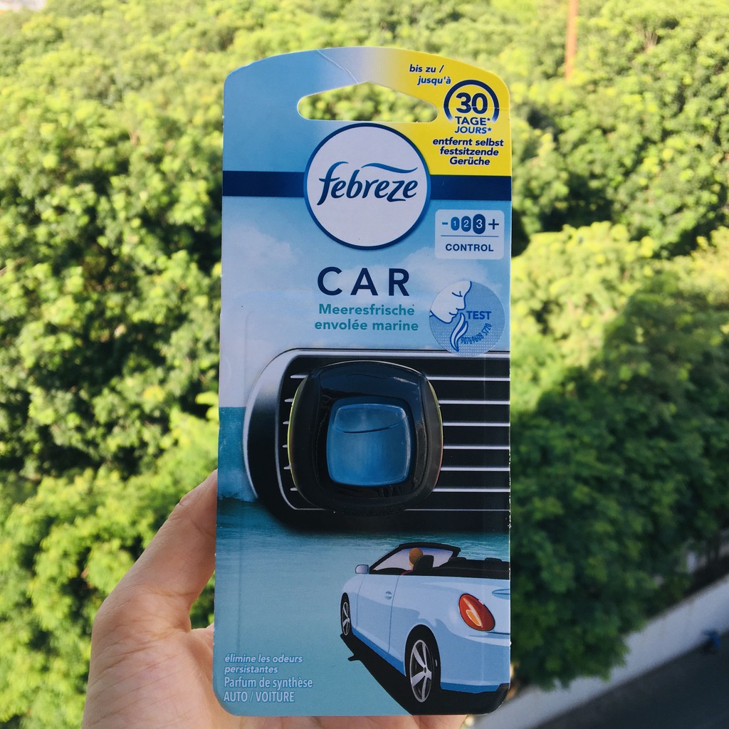 [Hàng nội địa Đức] NƯỚC HOA KHỬ MÙI TẠO KHÔNG KHÍ Febreze® Car CHO Ô TÔ