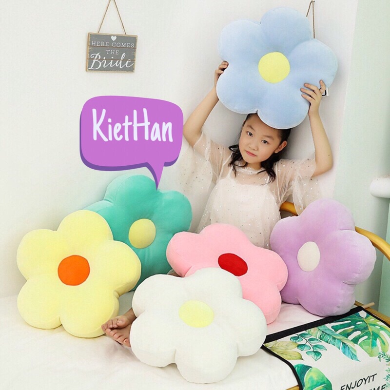❤Sỉ giá xưởng❤️Gối bông hình bông hoa dễ thương.