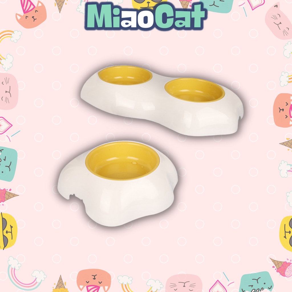 Bát Ăn Chống Lật Hình Trứng Opla Cho Mèo BA1311 MIAOCAT
