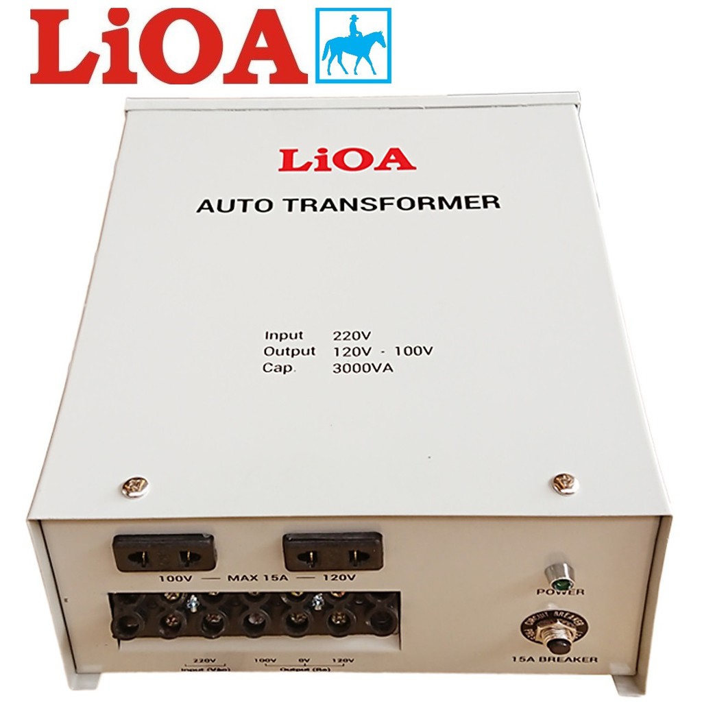 Biến áp LIOA 3000VA 2000VA đổi nguồn 220V ra 100V 120V