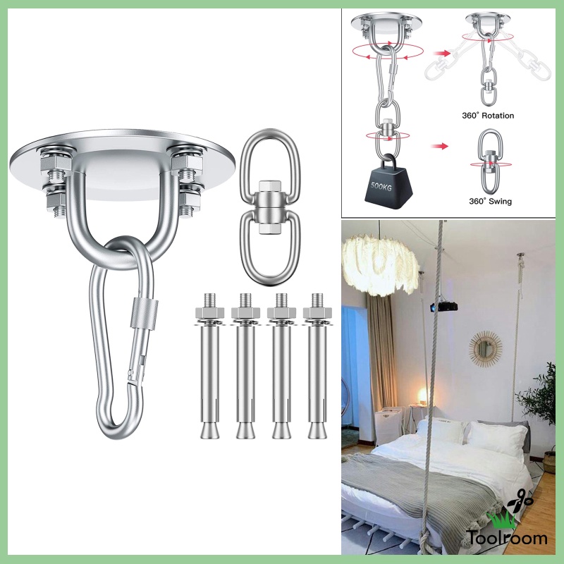 Bộ Móc Treo Võng Gắn Tường Chịu Lực Nặng