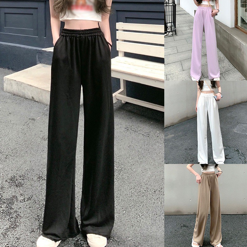 Quần Dài Ống Rộng Phong Cách Hàn Quốc Trẻ Trung Dành Cho Nữ