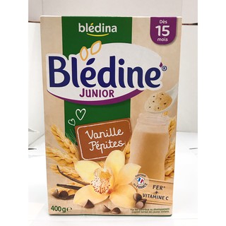 Bột pha sữa bledina 400g 15 tháng vị vani date 2020