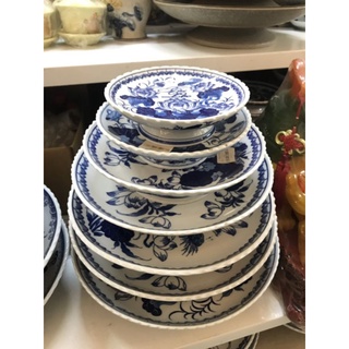 🎀 đĩa hoa quả, khay bánh kẹo, mâm bồng sứ sen lam