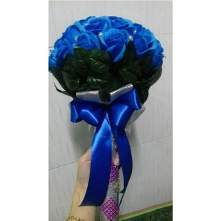 Hoa cưới hoa hồng sáp thơm