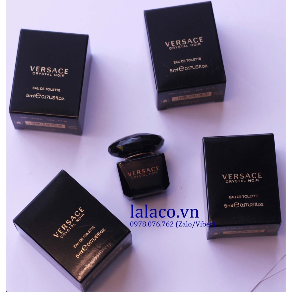 Nước Hoa mini Versace Crystal Noir EDT 5ml