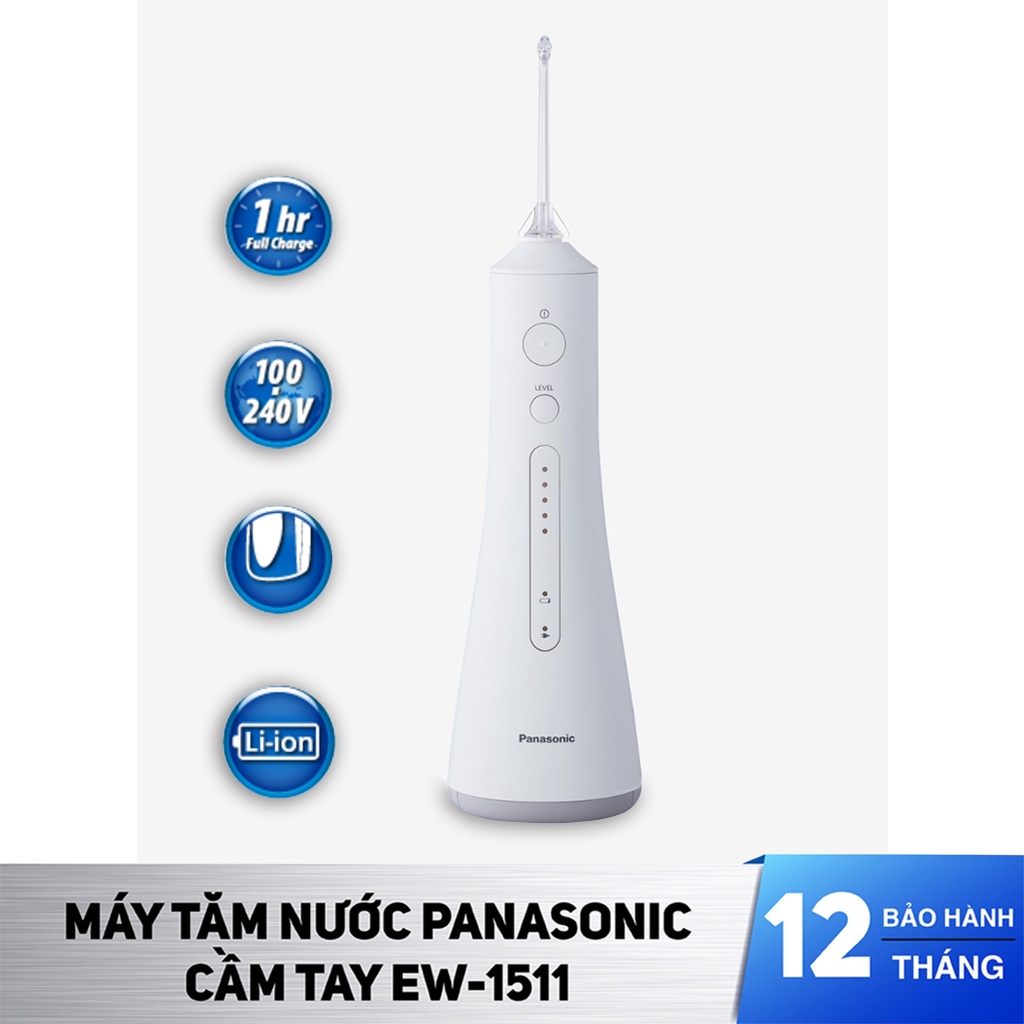 Máy tăm nước Panasonic EW1511 Công nghệ siêu âm vệ sinh răng miệng Hàng Đức