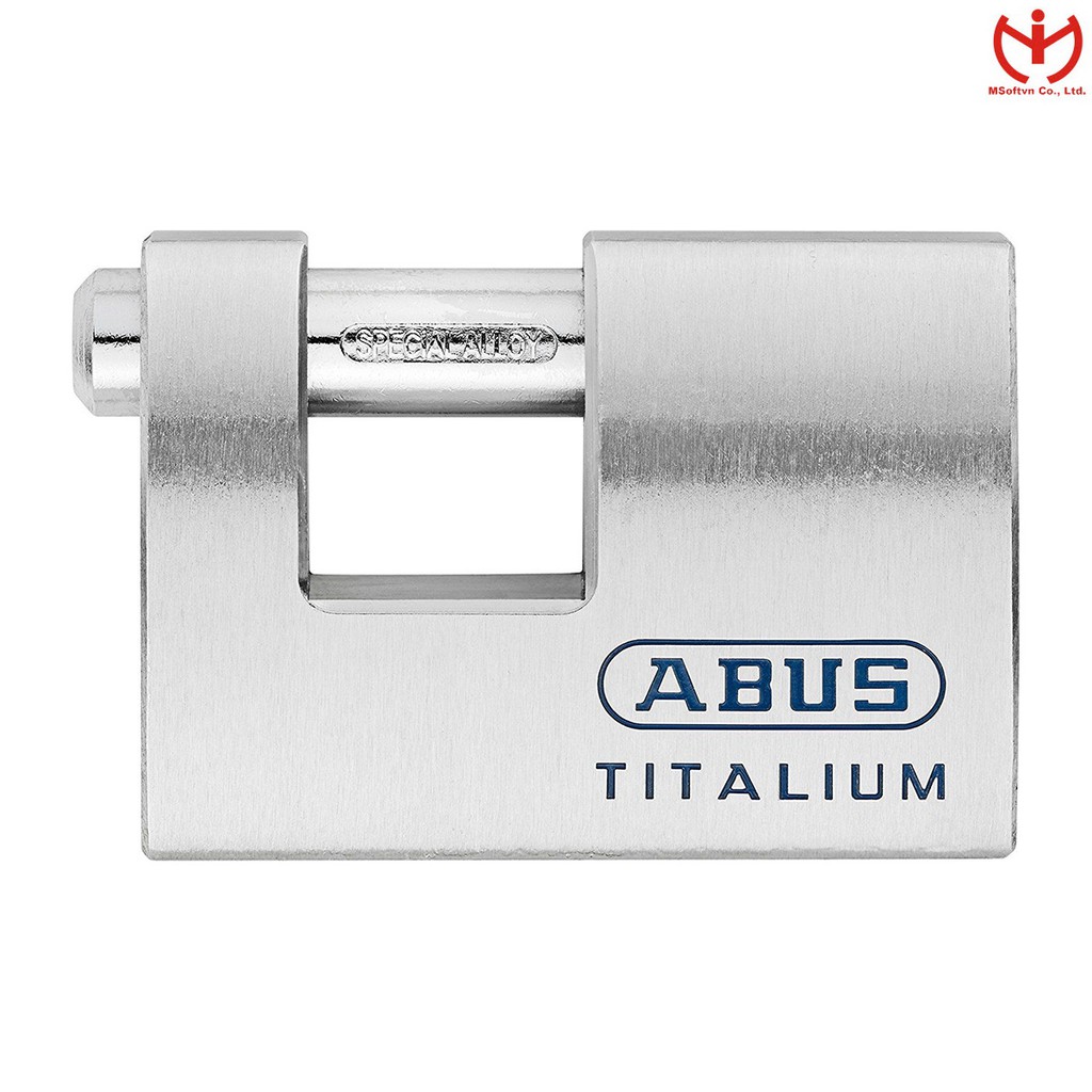 [Hỏa tốc HCM] Khóa cầu ngang ABUS 98TI/90 thân TITALIUM rộng 90mm - MSOFT